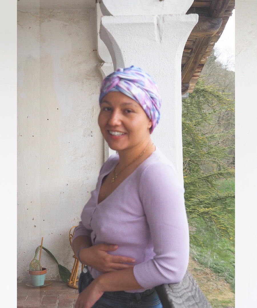 Selenite Meta purple