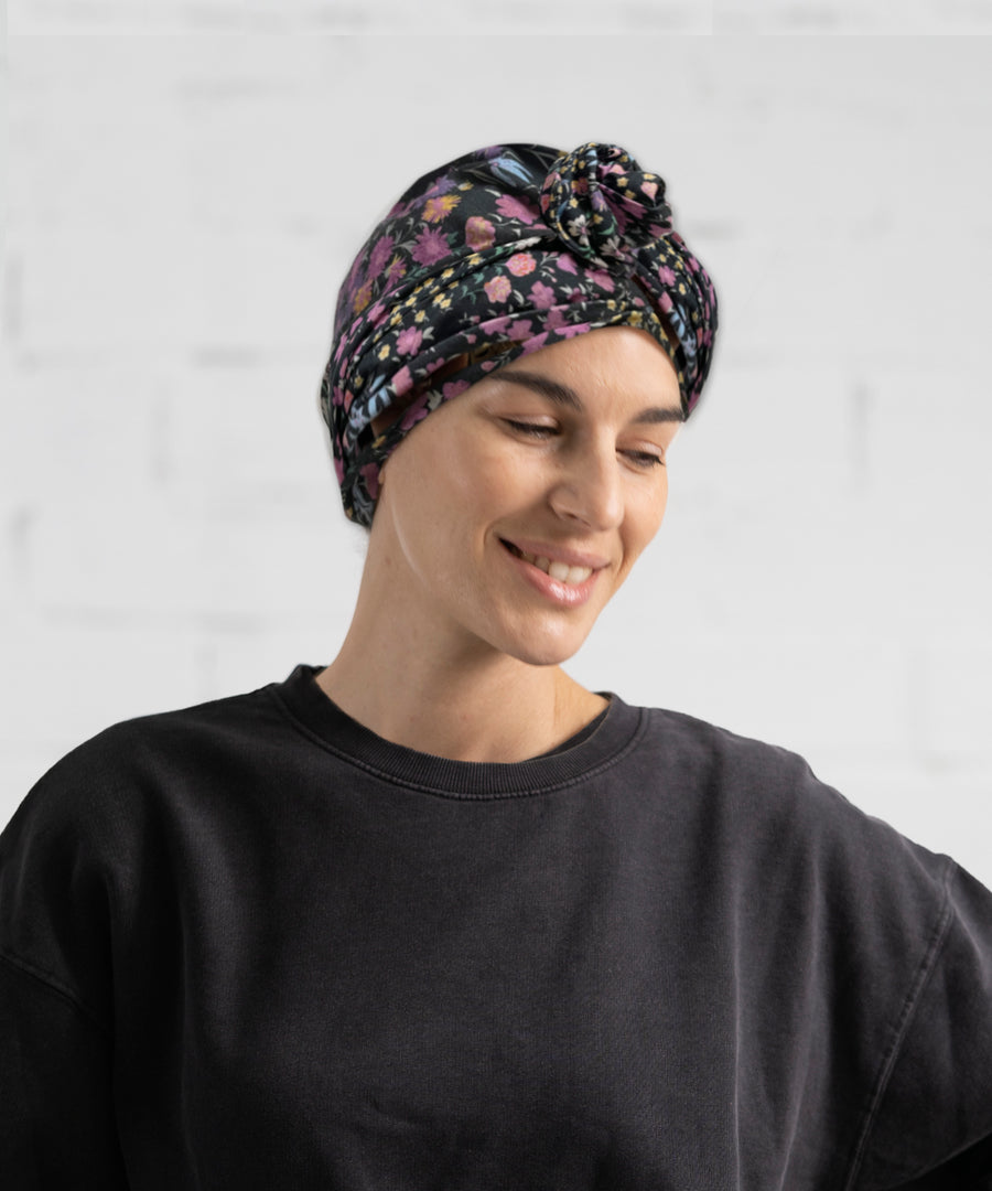 Selenite Black floral